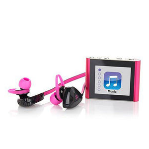 Eclipse Fit Clip Bluetooth Media Player with JLab Go Earbud Headset